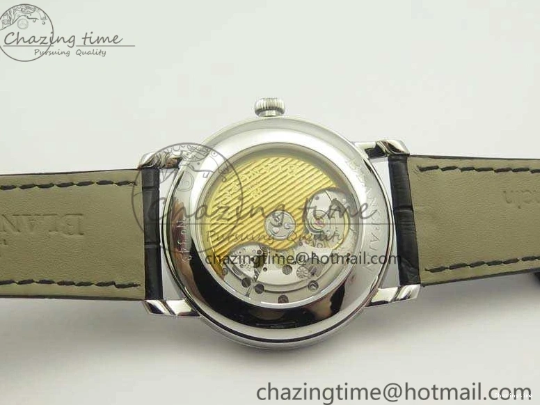 0212 SportInspired Villeret 6669 SS HG 1:1 Best Edition White Dial On Leather Strap V 8099